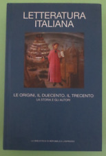 Letteratura italiana volume usato  Anguillara Sabazia