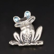 sterling silver pendant frog for sale  USA