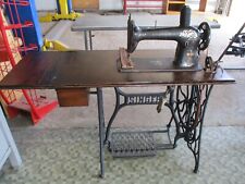 Singer 31-15 industrial sewing machine with industrial treadle from 1899  for sale  Hamilton