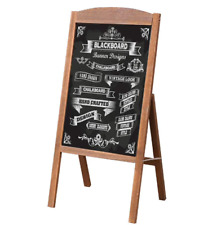 Wooden frame chalkboard for sale  MILTON KEYNES