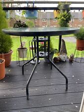 round glass table patio for sale  UXBRIDGE
