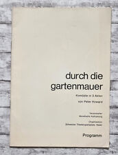 1965 gartenmauer komödie gebraucht kaufen  Gießen