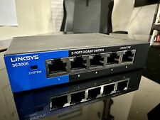 linksys switch port gigabit 5 for sale  Fairfax