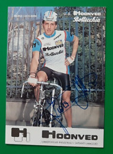 CYCLING cycling card MORO GIOVANNI team HOONVED BOTTECCHIA 1982 Signed for sale  Shipping to South Africa
