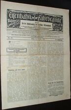 Zeitung 1909 eisenbahn gebraucht kaufen  Barsinghausen
