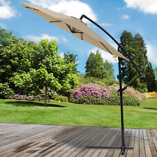 Cream garden parasol for sale  UK