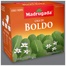 Madrugada Herbal Tea 0,35 oz 10 sacos - Cha de Boldo 10 saquinhos comprar usado  Enviando para Brazil