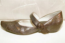 Lindas sandálias biqueira fechada couro prata Karston tamanho 40 perfeito estado comprar usado  Enviando para Brazil
