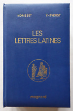 Lettres latines morisset d'occasion  Paray-le-Monial