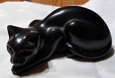 Figurine chat noire d'occasion  Saint-Didier-sur-Chalaronne