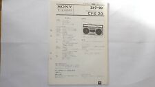 Sony cfs original for sale  Ireland