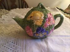 Majolica flower tea for sale  BROADWAY