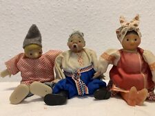 Vintage  Russian USSR Folk Art Dolls Mockobckar Man & Lady Doll Set, usado comprar usado  Enviando para Brazil