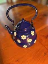 Vintage enamel teapot. for sale  NANTWICH