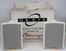 Oasis by Mirage sistema de alto-falante interno externo à prova de intempéries branco bipolar W-1 comprar usado  Enviando para Brazil
