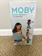 Moby Baby Easy Wrap Carrier Color Sea Spray Blue 8-33lbs for sale  Shipping to South Africa