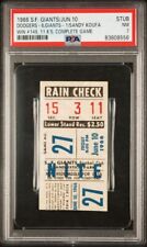 Boleto Sandy Koufax 1966 Win #149 CG/11 K 🙂 ️6/10/66 Dodgers/Giants Pop1 PSA 7 segunda mano  Embacar hacia Argentina