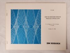 IBM Research RC 2248 How The Horseshoe Crab Eye Process dados ópticos 1968 comprar usado  Enviando para Brazil