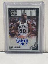 2018-19 Panini Donruss Optic Hall Dominator Signatures  David Robinson auto/40, used for sale  Shipping to South Africa