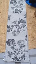 Grey linen floral for sale  SWINDON