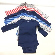 Conjunto de 6 PIEZAS Carters Bebé Niños Body Conjunto Talla 18 Meses Mangas Largas Gris Marino segunda mano  Embacar hacia Argentina