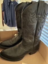 Botas de Vaquero DAN POST Hombre Cuero Negro Hombre Talla 10.5 segunda mano  Embacar hacia Argentina