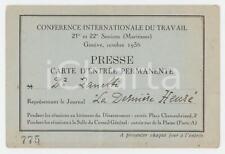 1936 genève conference usato  Italia