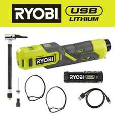 RYOBI USB Lithium Cordless High Pressure Portable Inflator Kit with 2.0 Ah USB L for sale  Shipping to South Africa