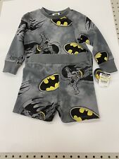 Batman 2 Piece Kids Clothes Boy Size 2t Made In China Multi Color Discontinued for sale  Shipping to South Africa