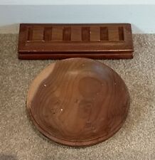 Wooden jewellery plates for sale  NORWICH