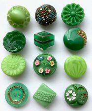 vintage glass buttons for sale  DURHAM