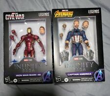 Marvel Legends Iron Man Mark 46 y Capitán América Infinity War segunda mano  Embacar hacia Mexico