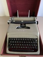 Used, Underwood-Olivetti Studio 44 Typewriter & Burgundy Case for sale  Shipping to South Africa