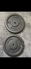 2 x 20kg weight plates for sale  SHIPLEY