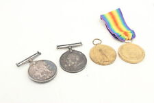 Medallas de la Primera Guerra Mundial x 4, Inc. con nombre, guerra, victoria, etc. segunda mano  Embacar hacia Mexico