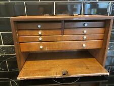 union  vintage toolmakers wooden tool chest, Has 1 Drawer Missing. for sale  HEYWOOD