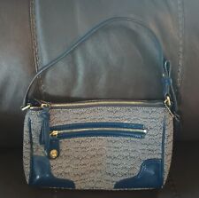 Bolsa de mão COACH azul e branca com pulseira comprar usado  Enviando para Brazil