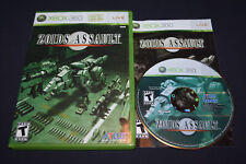 Zoids Assault Xbox 360 - Versión EE. UU. - ¡En caja original con estuche + Manual! ¡PROBADO!, usado segunda mano  Embacar hacia Argentina