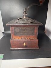 Antique Sun Manufacturing No. 1085 Wooden Coffee Spice Cast Iron Grinder Mill for sale  Shipping to South Africa
