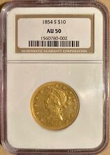 1854 ngc au50 for sale  Port Chester
