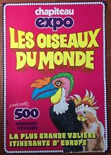 Affiche cirque oiseaux d'occasion  Paris XVIII