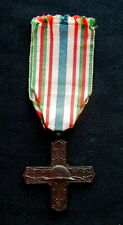 1918/1968 Italia Militar Medalla CRUZ Veterano toda guerra 1848/1870 cinta original segunda mano  Embacar hacia Argentina