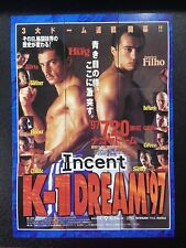 Usado, 1997 Bandai K-1 Kickboxing Dream Event Poster Card Lote Andy Hug, Filho comprar usado  Enviando para Brazil