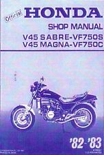 Manual de reparo de serviço OEM 82-83 Honda Sabre, Magna V45 vf750 s/c COMBBOUND  comprar usado  Enviando para Brazil