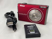 [Casi Como Nueva] Cámara Digital Compacta NIKON COOLPIX S640 12,3 MP 5x Zoom Ancho #604 segunda mano  Embacar hacia Argentina