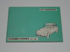 Citroen dyane libretto usato  Bussoleno