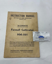 Instruction manual mccormick for sale  Edinburg