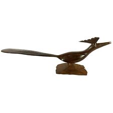 Vintage Ironwood Carving Road Runner Bird Hand Carved Southwestern Mexico 18" for sale  Shipping to South Africa