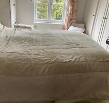 White company bedspread for sale  WIRRAL