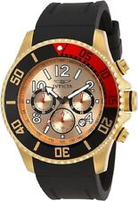 Usado, Invicta 15146 Pro Diver relógio masculino banhado a ouro 18k pulseira de silicone preto comprar usado  Enviando para Brazil